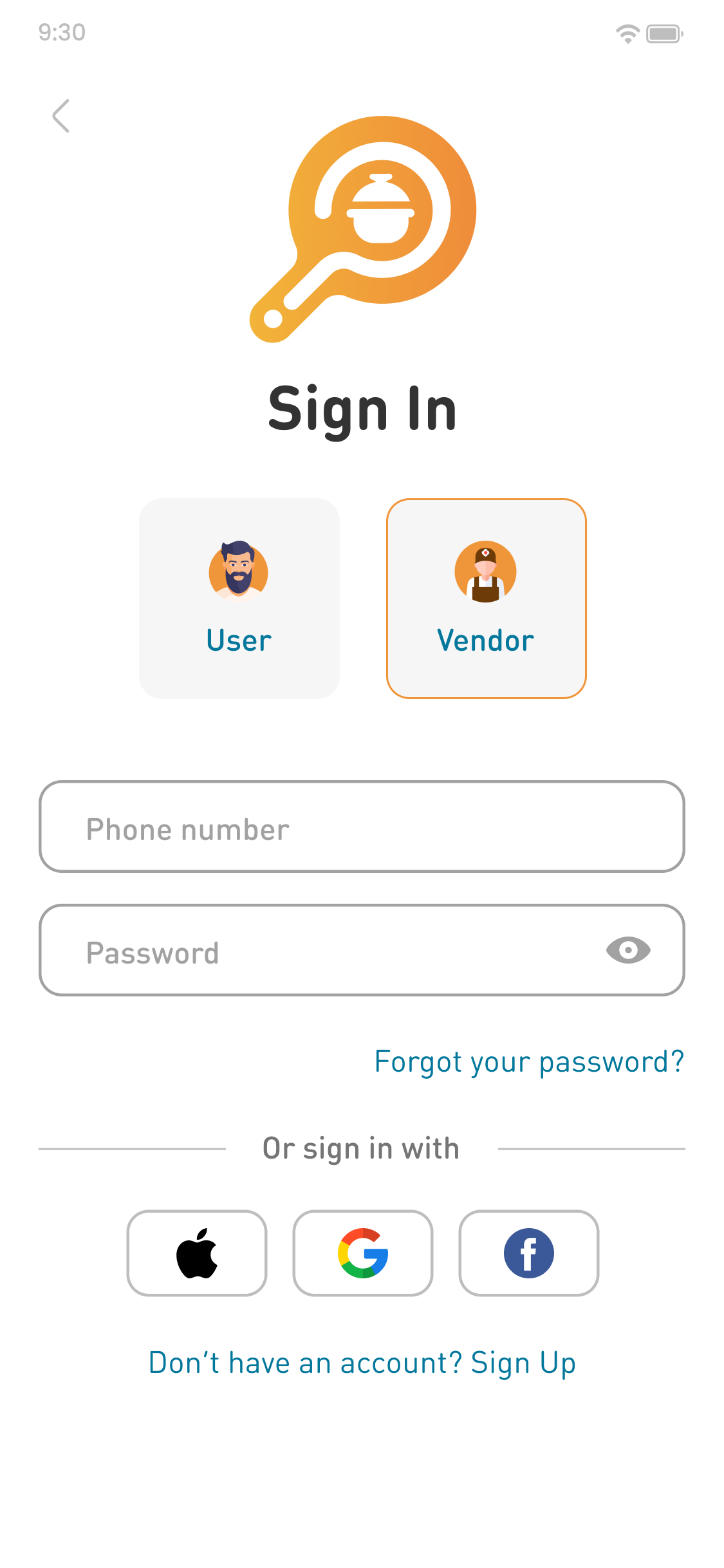 log in
